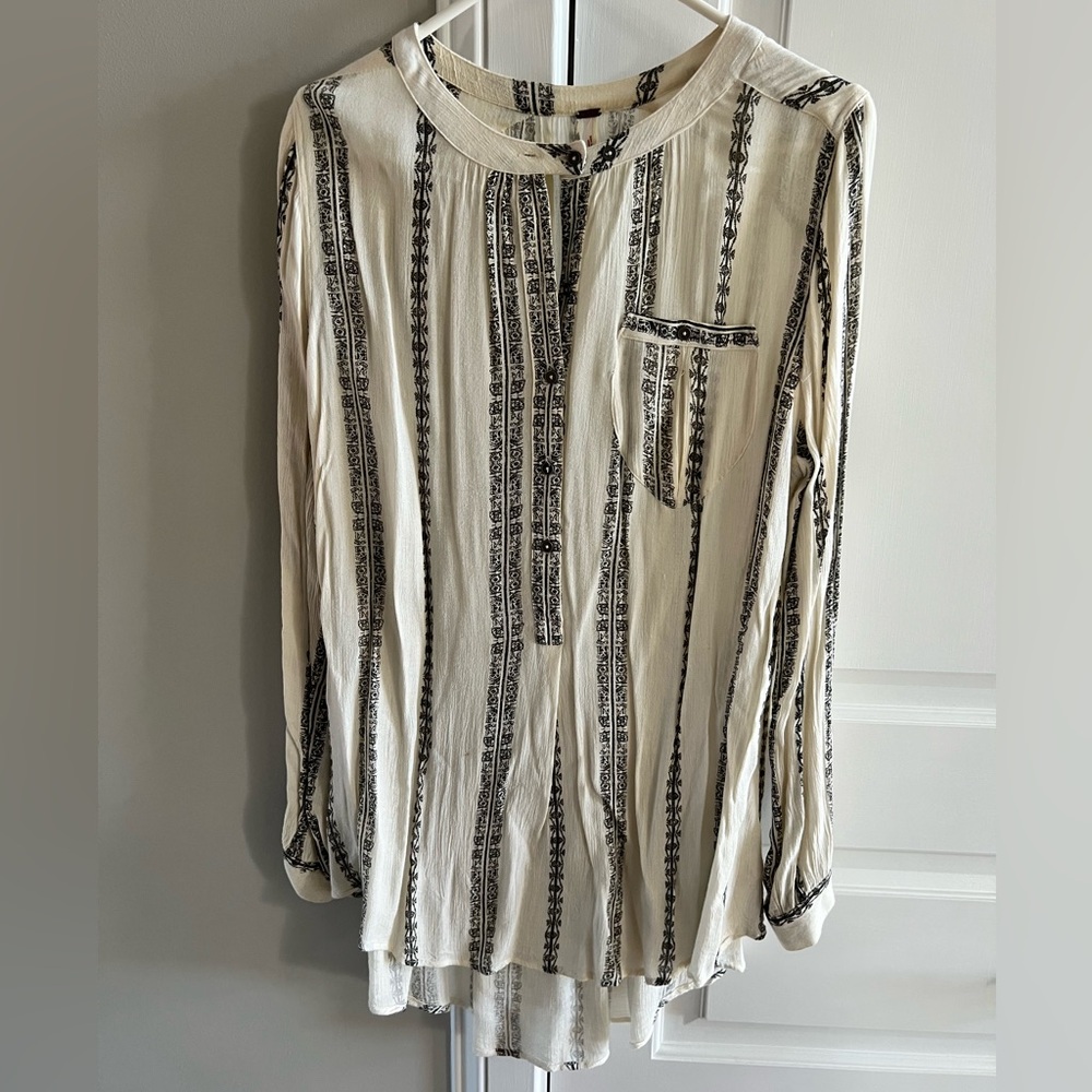 Free People Tunic with Button Detail- Gently Worn Medium